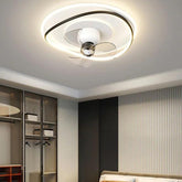 Color-Block Double Layer Ceiling Fan with Light - Clowas
